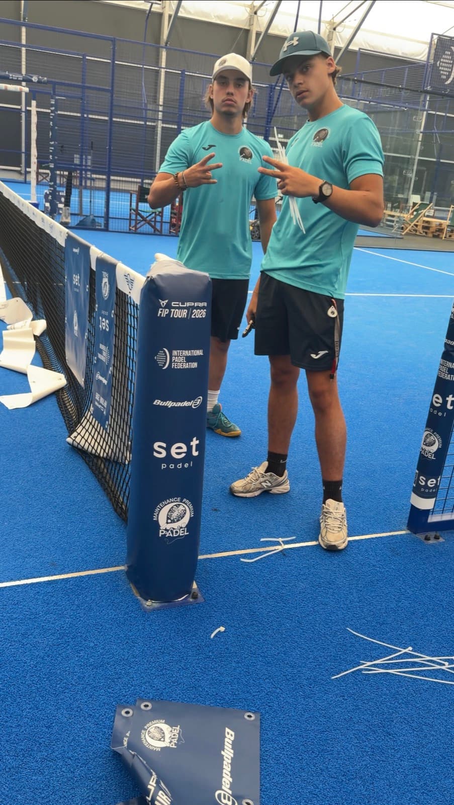 L'équipe Padel Maintenance Premium sur le CUPRA FIP Tour 2026